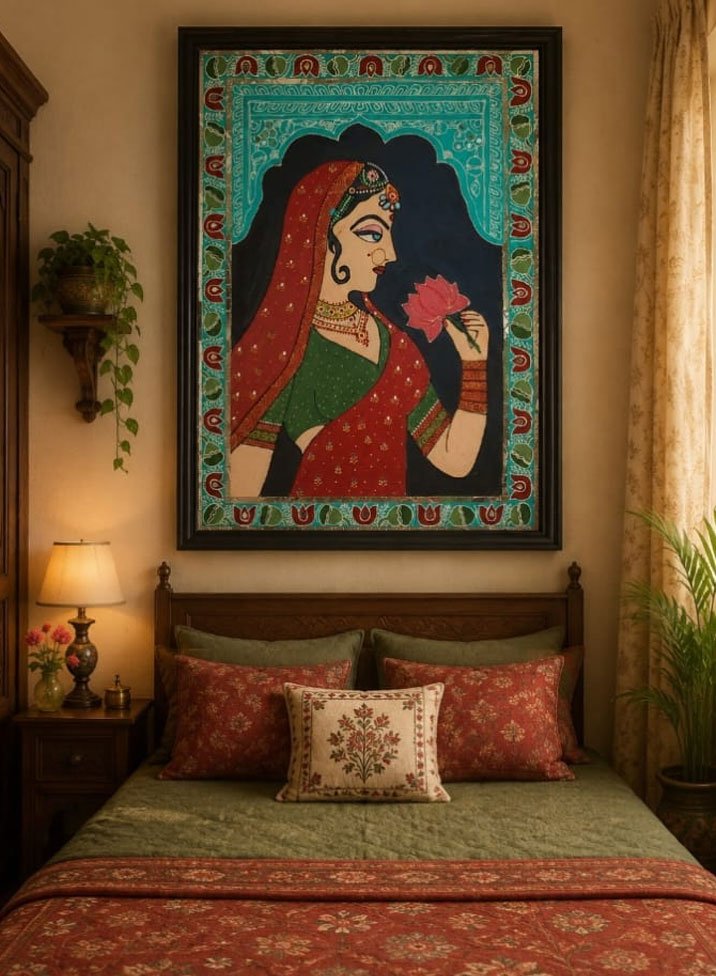 Bani Thani Indian Monalisa Painting