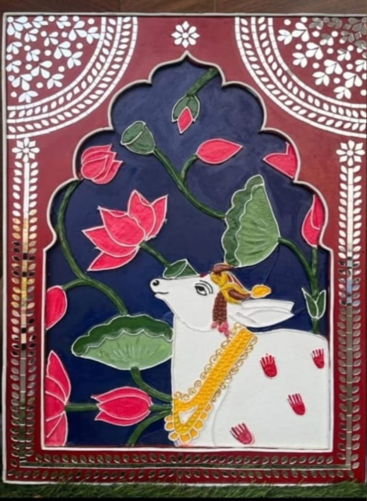 Pichwai Cow Artwork