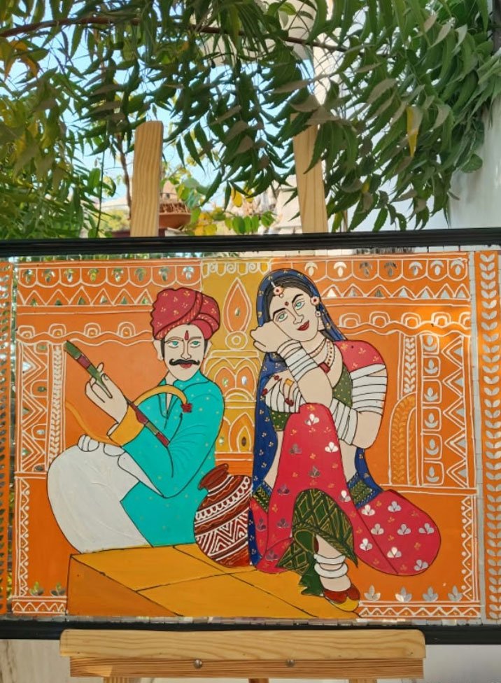 Rajasthani Dhola Maru Painting
