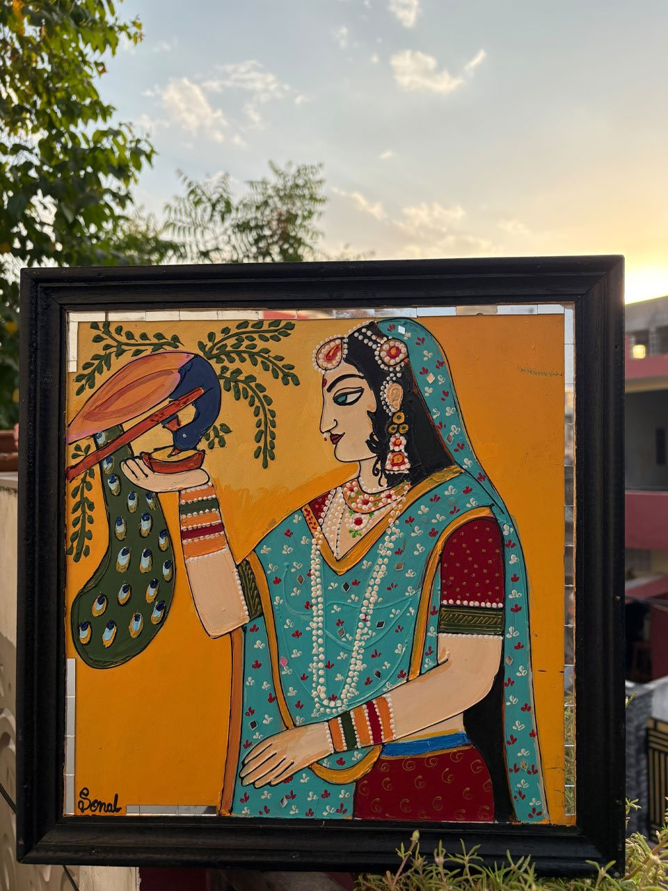 Square Lippan Art
