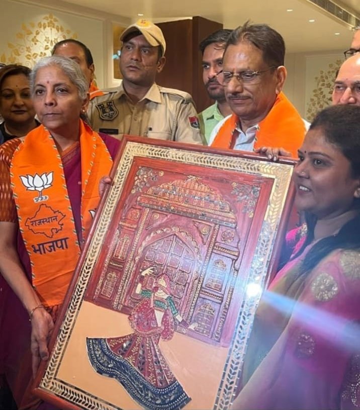 Traditional Indian Lippan Art