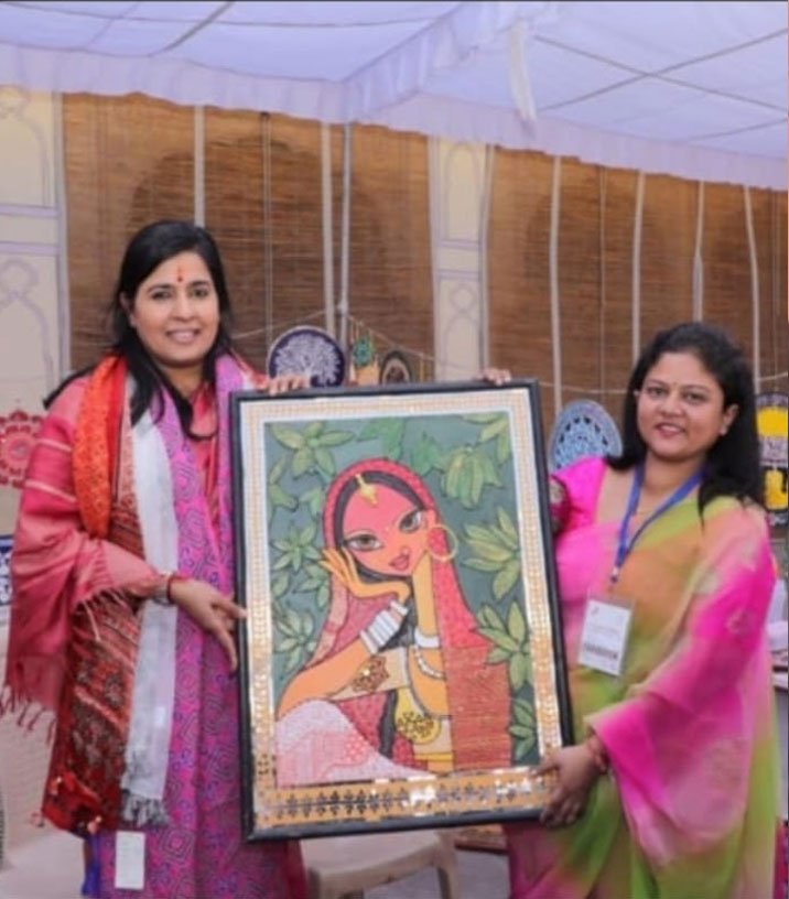 Bani Thani Indian Monalisa Painting