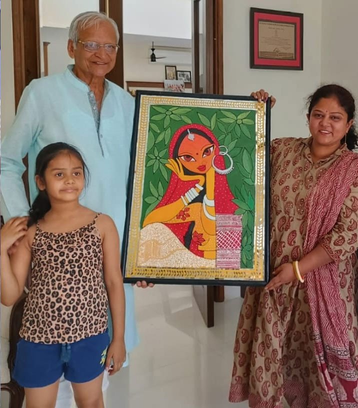 Bani Thani Indian Monalisa Painting